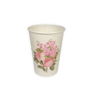 لیوان کاغذی تک جداره مات 220cc