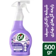 اسپری شیشه پاک کن مدل گل های بهاری سیف 500 میلی‌ لیتر