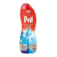 ژل ماشین ظرفشویی پریل Pril EXCELLENCE 4X ETKI Hijyen دو فاز 50 بار شستشو 900 میل